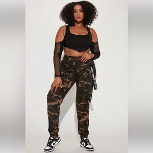 Good Vibes Cargo Jogger Camouflage